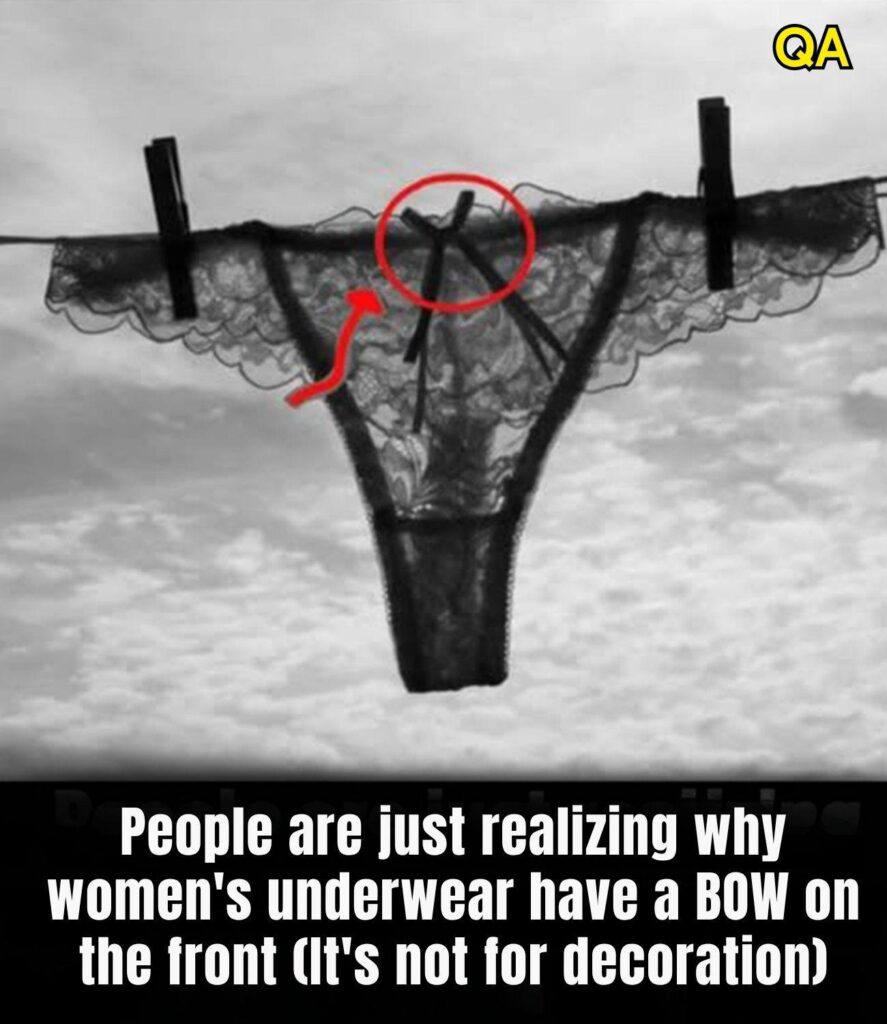 People left ‘mind blown’ over purpose of bows on women’s underwear