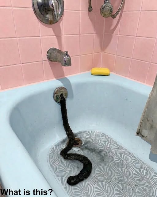 Vacation Return Turns Frightening After Strange Object Found Hanging From Bathtub Drain